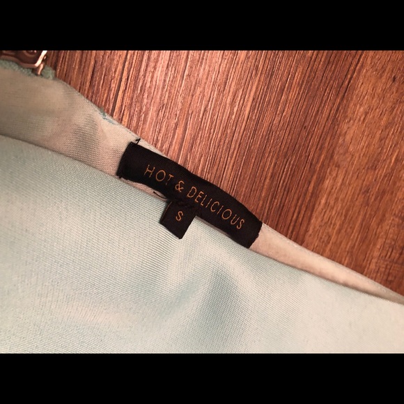 Structured Blue Dress - Picture 6 of 6